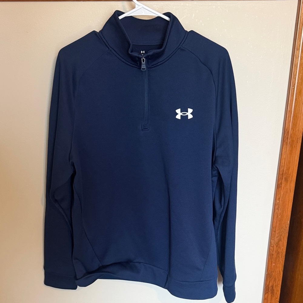 Under Armour Dark Blue Half-Zip Top